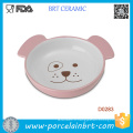 Petit bol en porcelaine pour chien en forme de chien